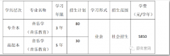 星海音乐学院2023成人高考招生简章